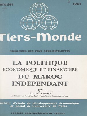 cover image of La politique économique et financière du Maroc indépendant